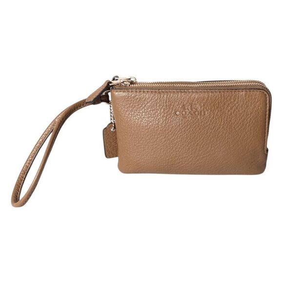 COACH Double Corner Zip Wristlet - Picture 2 of 10